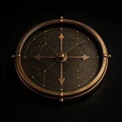 A brass compass with a network pattern, representing Lesson 4: Approaches